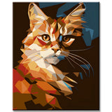 Paint by Numbers Siberian Cat