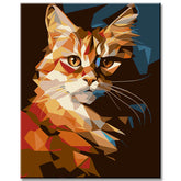 Painting by Numbers Siberian Cat