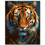 Paint by Numbers Tiger Painting Painting