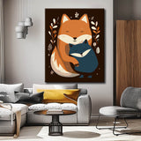 Painting by Numbers for Children Fox Family