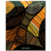 African Strokes Painting by Numbers