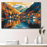 Norway at the Fjord Painting by Numbers - Shipping from DE