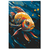 Colorful Fish - Number Painting Animal Art