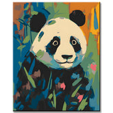 Panda in The Style of Matisse Painting by Numbers