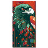 Shining Eagle Bird Portrait - Paint by Numbers