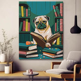 Pug studying - painting by numbers