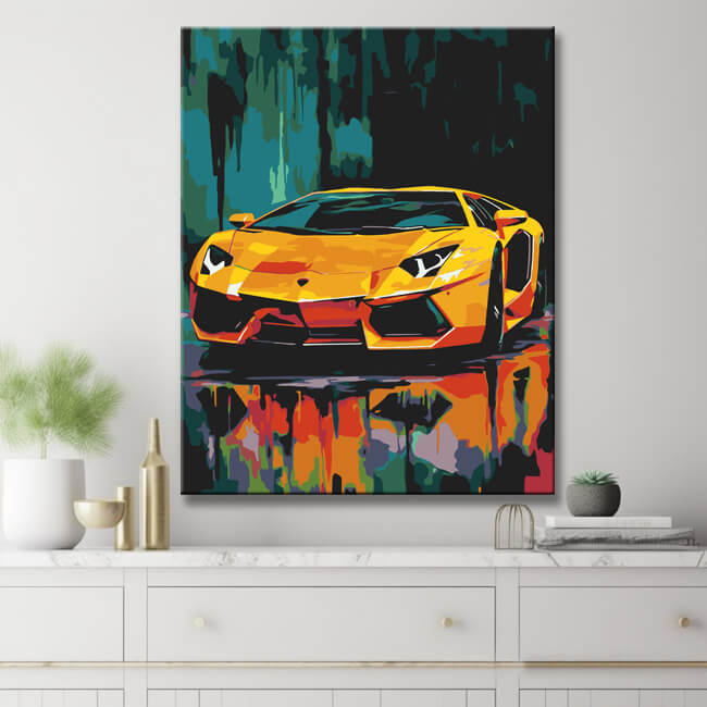 Lamborghini - Paint by Numbers