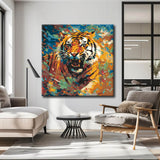 Painting by Numbers Hissing Tiger