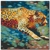 Painting by Numbers Leopard Hunting