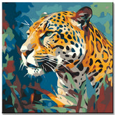 Paint by Numbers Leopard Paintings