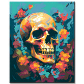 Paint by Numbers Skull Art Painting