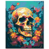 Paint by Numbers Skull Art Painting