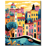 Paint by Numbers Illustration Rome
