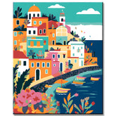 Painting by Numbers Illustration ischia