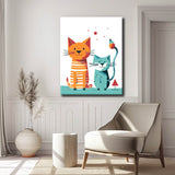 Paint by Numbers Wall Art Cats