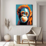 Painting by Numbers Chimpanzee Portrait