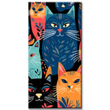 Painting by numbers illustration 3 cats