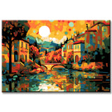 andalusia Spain Landscape Painting by Numbers