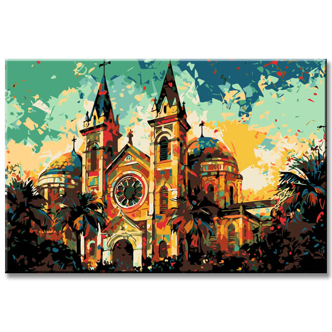 São Paulo Brazil Impression Painting by Numbers