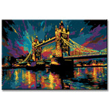 London Bridge Impression Painting by Numbers