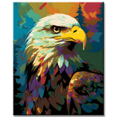 Bald Eagle in the Style of Matisse - Paint by Numbers
