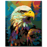 Bald Eagle in the Style of Matisse - Paint by Numbers