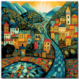 Fantasy Landscape Painting by Numbers