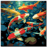 Painting by Numbers Koi