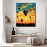 Paint by Numbers Painting Hot Air Balloon
