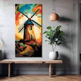 Paint by Numbers Painting Old Windmill