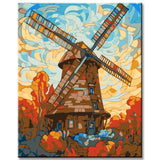 Painting by Numbers Windmill