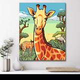 Safari Animals - Painting by Numbers