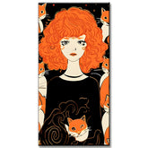 Fairytale Art in The Style of Gustav Klimt Painting by Numbers