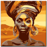 African Fashion Portraits I Painting by Numbers