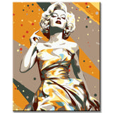 Marilyn Monroe in Downtown Hollywood - Painting by Numbers