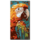 Paint by Numbers Parrot Painting