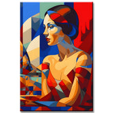 Paint by Numbers Art Elegant Beauty in Kurasov Style I