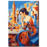 Paint by Numbers Art Elegant Beauty in Kurasov Style II