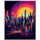 Fascinating City Scenery Painting by Numbers