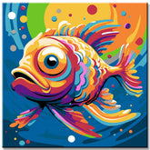 Tropical Dance Comic Style - Painting by Numbers