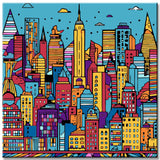 New York City Skyline - Painting by Numbers