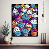 Cupcakes - Paint by Numbers