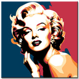 Marilyn Monroe Fashion Icon Painting by Numbers
