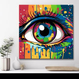Colorful Eye Paint by Numbers