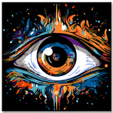 Abstract Eye Symbol Paint by Numbers