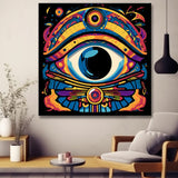 Vibrant eye painting paint by numbers