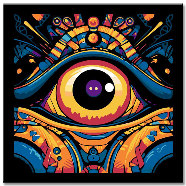 Egyptian Eye Painting II Paint by Numbers
