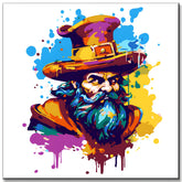 Pirate Cartoon Painting by Numbers
