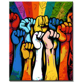 Proletarians Unite Painting by Numbers