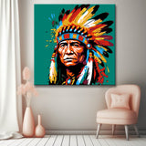 Indians Painting by Numbers